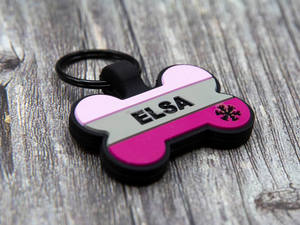 Collier d'étiquette de chien de compagnie à la mode personnalisé personnalisé blanc d'animal de silicone avec la dentelle décorée de <span class=keywords><strong>code</strong></span> QR pour des laisses de colliers d'animal familier - Product Image 2