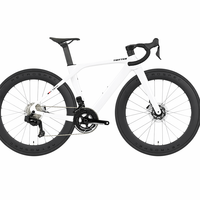 Vélo de route en carbone aérodynamique T10PRO 700C, 105 R7120, 24 vitesses, frein à disque hydraulique, roues entièrement en carbone 60 mm, 8,8 kg