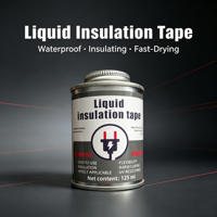 Ruban isolant liquide, scellant isolant imperméable à séchage rapide pour les raccordements de câblage et la protection des composants électroniques