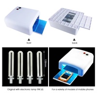 Lampe à ongles UV LED sans fil SUNKIN 36W haute puissance, 4 ampoules UV, durcissement rapide, tubes lumineux remplaçables, logo personnalisé, portable