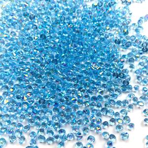 Venta caliente 500g 4mm 3D Culet en forma de resina diamantes de imitación artificiales para relleno de limo accesorios artesanales - Product Image 6