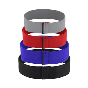 Solid Color Yoga Hip Band Non Slip <b>Elastic</b> Shaping <b>Belt</b> For Fitness Body Shaping Adults Polyester Cotton Material - Product Image 1