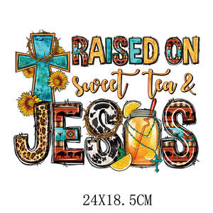 Christian Faith Sunflower Design Impresora DTF Transferencia Dios Todas las cosas son posibles Prensa <span class=keywords><strong>de</strong></span> calor PET Pegatinas temáticas cristianas - Product Image 4