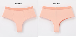 Correa de cintura alta para mujer, tangas de compresión elásticas de algodón suave para Fitness - Product Image 4