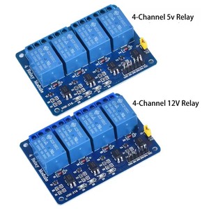 Module <span class=keywords><strong>de</strong></span> relais 1, 2, 4, 6, 8 canaux DC 5V 12V 24V avec optocoupleur / déclenchement par niveau haut et bas pour Arduino Raspberry - Product Image 4