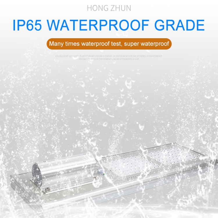 IP65 impermeable al aire libre de 50 vatios 100watt 150watt inteligente todo en uno integrado solar led farola