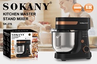 Robot pâtissier multifonctionnel Sokany 276 de marque premium, nouveau, pour pétrir la pâte, mini robot culinaire, batteur sur socle
