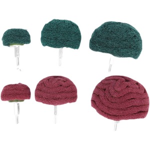 Rueda de pulido de vástago de 6mm, Mini taladro, cepillo abrasivo, Estropajos para accesorios de herramientas rotativas <span class=keywords><strong>Dremel</strong></span> - Product Image 5