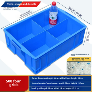 Boîte <span class=keywords><strong>de</strong></span> tri en plastique pour vis, clous, épingles et rivets - Boîte <span class=keywords><strong>de</strong></span> rangement industrielle réutilisable empilable avec protection industrielle contre l'eau - Product Image 3