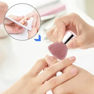 Professionals <b>Nails</b> Art Mushroom <b>Brush</b> Round Paint Gel Dust Cleaning Make up <b>Brush</b> Manicure Accessories Equipment Tools - Product Image 5