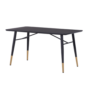 Pieds modernes en métal <span class=keywords><strong>noir</strong></span>, Table à <span class=keywords><strong>manger</strong></span> nordique en bois de chêne italien français pour <span class=keywords><strong>salle</strong></span> à <span class=keywords><strong>manger</strong></span> - Product Image 4