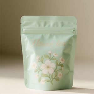 Sacs refermables en plastique imprimés sur mesure, anti-odeur, avec fermeture éclair, pour assaisonnements, café, thé en poudre, emballage alimentaire - Product Image 3