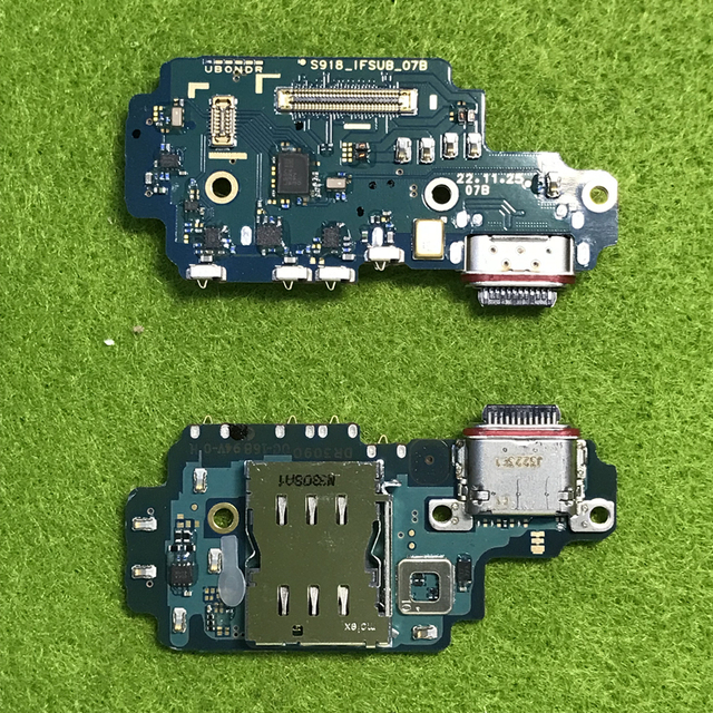 Repair Parts Charging Port Board for Samsung Galaxy S23 Ultra SM-S918B USB Port Charger Dock Connector Flex Cable