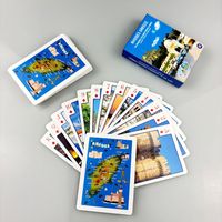 Cartes à Jouer de Poker Familiales Géantes Imperméables Personnalisées avec Impression en Gros pour Jeux de Société
