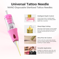 Nuojo 2026 Nouvelles aiguilles de cartouche de tatouage jetables, personnalisées en usine, pour liner, shader, PMU, OEM, NANO NEEDLE