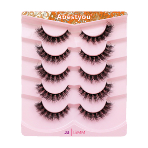 Abestyou – Faux <span class=keywords><strong>cils</strong></span> en gros personnalisés, effet 3D, en vison, épais, naturels, doux, faits à la main - Product Image 6