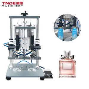 Guangzhou TNDE cam şişe dolum makinesi pnömatik Anti-patlama parfüm alkol dolum makineleri