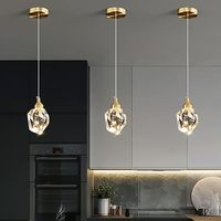 Lustre d'intérieur moderne de luxe avec hauts plafonds et long escalier Suspension de restaurant en cristal doré pour la décoration de bar d'hôtel à la maison