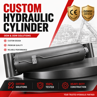 Cylindre hydraulique à double action Jiangxin robuste à montage sur bride, en acier dur chromé, certifié CE, 31,5 MPa