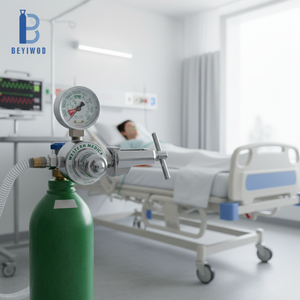 Regolatore di Ossigeno Medico CGA540 di Alta Qualità con Flussometro per Bombole di Ossigeno - Product Image 6