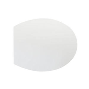 Siège de toilette U025 universel blanc à fermeture douce, longueur 48 cm, largeur 39 cm, hauteur 5 cm - Product Image 1