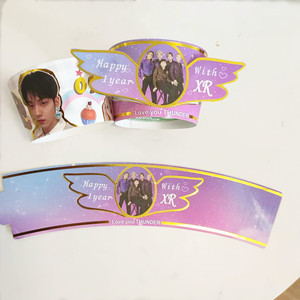 Tùy Chỉnh Kpop Cup Tay Áo Tùy Chỉnh Logo In Dùng Một Lần Custom Giấy Tay Áo Với Nước Giải Khát Cốc Giấy Chủ - Product Image 5