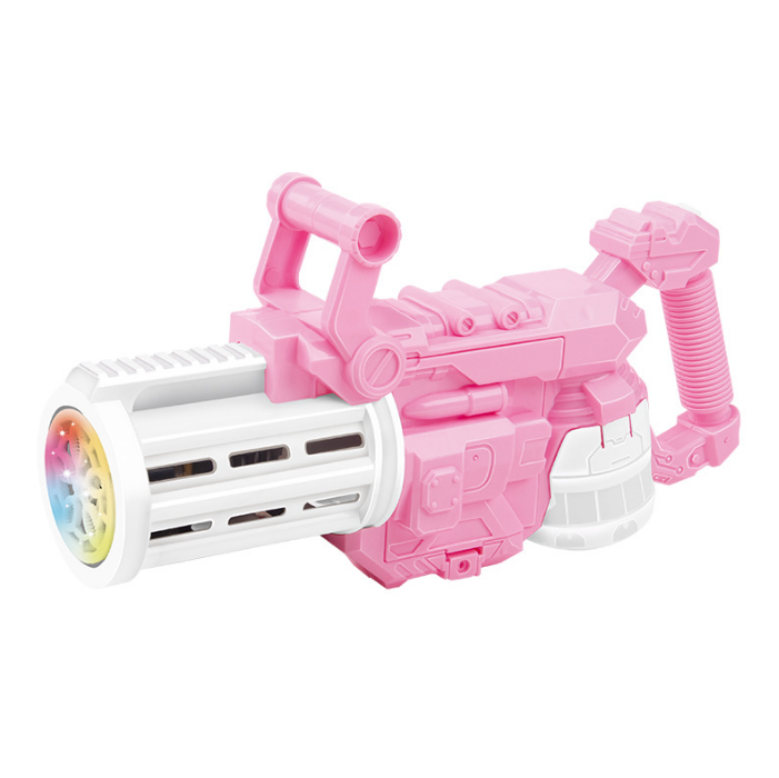 Автоматический игрушечный пистолет для пузырей, электрический пистолет для пузырей для улицы, пистолет для пузырей gatling, электрический пистолет для пузырей