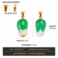 Pendentif en acier inoxydable avec éléphant, poisson, plume, nœud et fleur en zircon cubique pour la création de bijoux DIY
