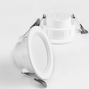 热卖白色天花板3w 24w外壳Cob嵌入式筒灯价格发光二极管筒灯