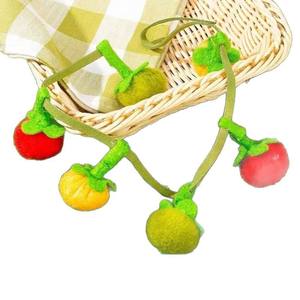 Brinquedos de Pelúcia para Gatos Resistentes a Mordidas com Frutas para Diversão Felina - Product Image 1
