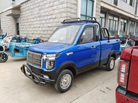 Camioneta Eléctrica de Lujo Changli 2024 con Volante a la Izquierda, Gran Oferta, Camioneta Eléctrica Mini de Cuero Multifunción Automática Hidráulica Oscura de China