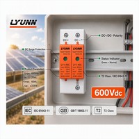 Parafoudre domestique basse tension SPD DC 1000V 800V 600V 500V 10kA~20kA 20kA~40kA, dispositif de protection PV OBO