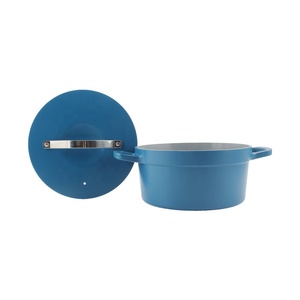 Olla de sopa de aluminio antiadherente moderna y duradera, juego de cocina de acero inoxidable triple con tapa de vidrio templado, compatible con estufa de Gas - Product Image 3