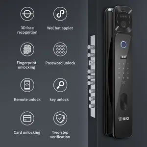 Smart NeweKey Tu APP TTlock APP Biometric Smart Fingerprint Password Wifi Face Recognition Smart Home Apartment Smart Lock