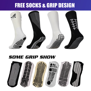 Tùy Chỉnh Không Trượt Grip Bóng Đá Vớ Người Đàn Ông Thoáng Khí Phòng Tập Thể Dục Bóng Đá Vớ Tùy Chỉnh Dệt Kim Bóng Đá Grip Vớ - Product Image 6