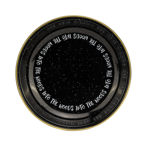 طبق شاي دائري معدني مطلي بالمينا من الخزف الصيني قابل للحمل يُمكن الطباعة عليه حسب الطلب - Product Image 6