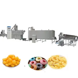 hot sale snack food processing line corn puff breakfast cereal making machine