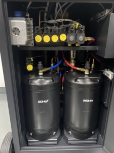 Máquina Inteligente de Carga de <span class=keywords><strong>Gas</strong></span> Refrigerante <span class=keywords><strong>R134a</strong></span>/1234YF para Automóviles, Máquina de Recuperación de <span class=keywords><strong>Gas</strong></span> Refrigerante para <span class=keywords><strong>Aire</strong></span> <span class=keywords><strong>Acondicionado</strong></span> - Product Image 3