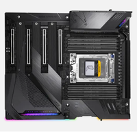 Motherboard AORUS XTREME TRX40 Mendukung Prosesor Threadripper Generasi ke-3 Memori DDR4 SATA Hard Drive untuk Desktop