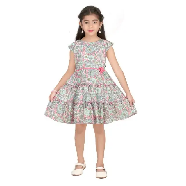 Best Quality Choice Design Pure Cotton Frocks Daily Uses Cotton Frocks Kids Clothing From Indian Exporter