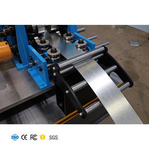 Neue beliebte automatische Metall-Trockenbau profile Bolzen-und Ketten rollen form maschine Stahlrahmen-und Pfetten maschinen - Product Image 4