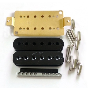 <span class=keywords><strong>Kit</strong></span> de micros humbucker pour guitare électrique 50/52 mm avec plaque de base en laiton et bobines en PC pour pièces de guitare – Vente en gros en ligne - Product Image 1