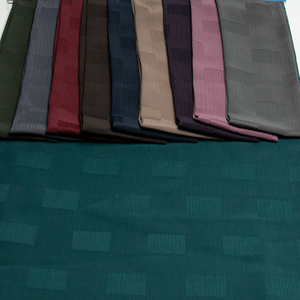 Abaya fabricante de alta calidad bastante multicolor/Negro Nida Zoom Jacquard tela suave teñido Dubai para vestido de mujer/Tiktok - Product Image 1