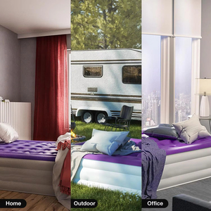 Luxus-Doppel-Hoch luft matratze mit eingebauter Pumpe Selbst aufblasen des Luft matratzen bett für tragbare Camping reisen zu Hause - Product Image 3