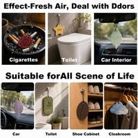 Cartes désodorisantes personnalisées pour voiture, formes découpées sur mesure, cartes désodorisantes suspendues en papier écologique absorbant