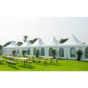 Sıcak satış rüzgar geçirmez büyük olay eğlence çadırı açık Gazebo Pagoda çadırı tatil için <span class=keywords><strong>6</strong></span>*6M - Product Image 4