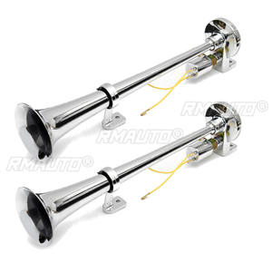 1/2PCS 600DB 12-24V Klaxon d'air de voiture, tweeter, tubes de klaxon électriques universels pour automobile, train, camion, moto, super puissant - Product Image 1