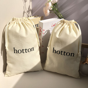 Custom Logo Printed Cotton <b>Dust</b> <b>Bag</b> for Luxury Handbag Reusable Organic Drawstring Pantyhose Storage Packing <b>Dust</b> Muslin Pouch - Product Image 1