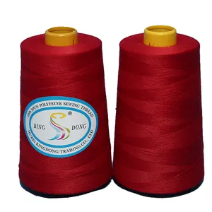 210D/3 Polyester High Tenacity Factory Sewing Thread Tex 70 Thread With More Than 1000 Colors