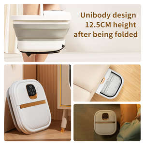 Voet Massager Opvouwbare Draagbare Pedicure Inklapbare Warmte Bubbel Vibrerende Voet Spa Bad Massager Voetmassage <span class=keywords><strong>Mat</strong></span> - Product Image 3